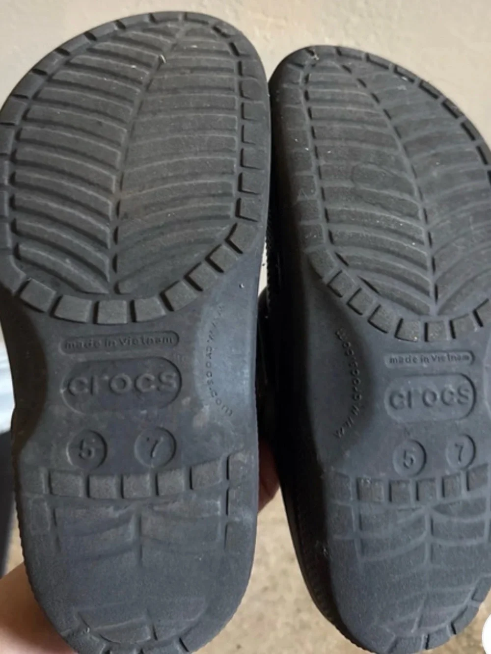 CROCS Kids Dark Arts Black Clog with Yellow Accent